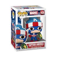 Marvel Funko Pop Vinyl: Captain America (Holiday) - thumbnail