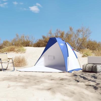 VidaXL Strandtent 268x223x125 cm 185t polyester azuurblauw