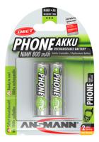 Ansmann DECT maxE HR06 Oplaadbare AA batterij (penlite) NiMH 800 mAh 1.2 V 2 stuk(s) - thumbnail