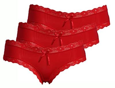 J&C dames string / hipster 3-pack kant 1610/1604 - Kanten ondergoed - Kanten ondergoed - Microfiber