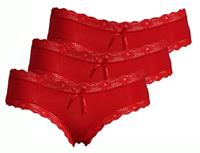 J&C dames string / hipster 3-pack kant 1610/1604 - Kanten ondergoed - Kanten ondergoed - Microfiber - thumbnail