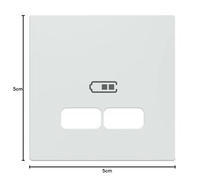Merten MEG4367-0325 Afdekking System M Polar-wit 1 stuk(s)