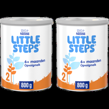 Nestle LITTLE STEPS 2 Opvolgmelk Standaard 6+ maanden 2 x 800 g bij Jumbo Nestle LITTLE STEPS 2 Opvolgmelk Standaard 6+ maanden 2 x 800 g bij Jumbo