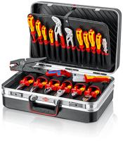 Knipex Werkzeugkoffer Elektro 20-tlg teilw.VDE-geprüft DIN EN 60900 Gereedschapskoffer (gevuld) 20-delig Electricien (b x h x d) 480 x 175 x 370 mm - thumbnail