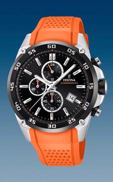 Horlogeband Festina F20330-4 Rubber Oranje 25mm Horlogeband Festina F20330-4 Rubber Oranje 25mm