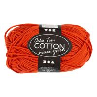 Creativ Company Katoengaren afm 8/8 l: 80-85 m rood - 50gr. - thumbnail