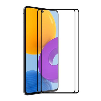 Voor Samsung Galaxy M52 5G 2 Stks Enkay Hat-Prince Full Lijm Gehard Glas 6D volledige dekking Anti-Krasbeschermer