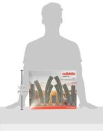 H0 Märklin C-rails (met ballastbed) 24904 Uitbreidingsset C4 - thumbnail