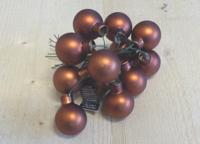 Kerstballetjes glasballetjes oranje mat Warentuin Mix - Warentuin mix - thumbnail