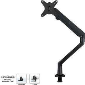 Newstar Nm-D900Zwart Flatscreen Bureausteun, Zwart, 1 Schermen, 360° Roteren, Zwenken, Kantelen, 0-54Cm Diepte, 14Cm-49Cm Hoogte