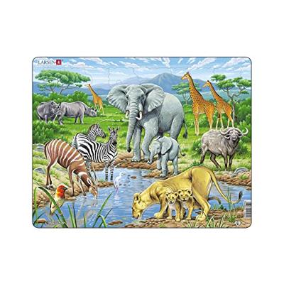 Selecta Larsen legpuzzel dieren - afrikaanse savanne, 65st. Selecta Larsen legpuzzel dieren - afrikaanse savanne, 65st.