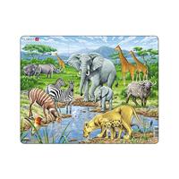 Selecta Larsen legpuzzel dieren - afrikaanse savanne, 65st. - thumbnail