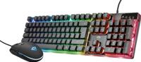 Trust GXT 838 Azor Gaming Combo - Keyboard met Muis Toetsenbord Zwart - thumbnail