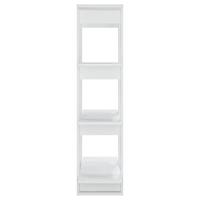 Boekenkast/kamerscherm 80x30x123,5 wit - thumbnail