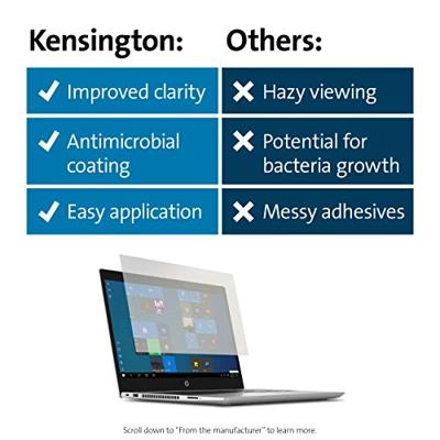 Kensington Anti-Glare & Blue Light Reduction Filter Randloze privacyfilter voor schermen - thumbnail