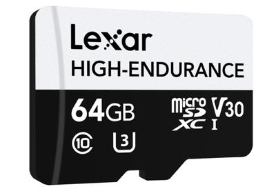 Micro SD-Kaart Lexar High-Endurance 64 GB