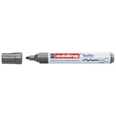 Textielmarker edding 4500 rond 2-3mm grijs