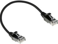 ACT DC9905 LSZH U/UTP CAT6 Datacenter Slimline Patchkabel Snagless | RJ45 Connectoren | Zwart | 5 meter - thumbnail