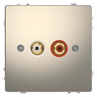 Merten MEG4350-6050 Luidsprekerstekkerdoos System Design Nikkel 1 stuk(s) - thumbnail