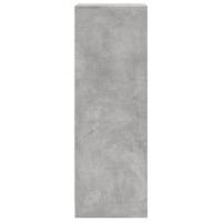 Dressoir met LED 42,5x34x100 cm bewerkt hout betongrijs - thumbnail