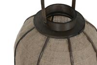 Kaarshouder Home ESPRIT Natuurlijk Jute Bamboe 33 x 33 x 61,5 cm - thumbnail