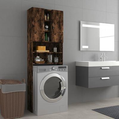VidaXL Wasmachinekast 64x25,5x190 cm gerookt eikenkleurig VidaXL Wasmachinekast 64x25,5x190 cm gerookt eikenkleurig