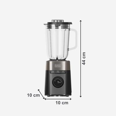 Mixer Black & Decker BXJB1201E 1,5 L Zwart 2200 W Mixer Black & Decker BXJB1201E 1,5 L Zwart 2200 W