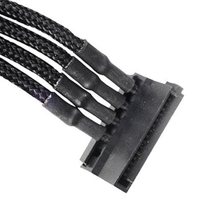 SilverStone Adapter 4-Pin Molex > 4x 15-Pin SATA SilverStone Adapter 4-Pin Molex > 4x 15-Pin SATA
