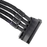 SilverStone Adapter 4-Pin Molex > 4x 15-Pin SATA - thumbnail