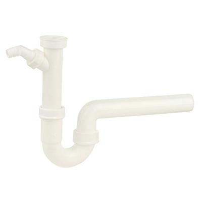 Kirchhoff Kunststof spoelbak buisvormige sifon, wit, 1 1/2"H x 40 mm, met 3/4" apparaataansluiting - 98831348