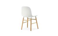 Normann Copenhagen Form eetkamerstoel White vierpoot eikenhout - thumbnail