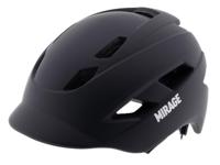 Mirage urban helm e-bike led 55-58cm mat zwart - thumbnail