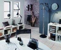 Alba tijdschrifthouder zwart - thumbnail