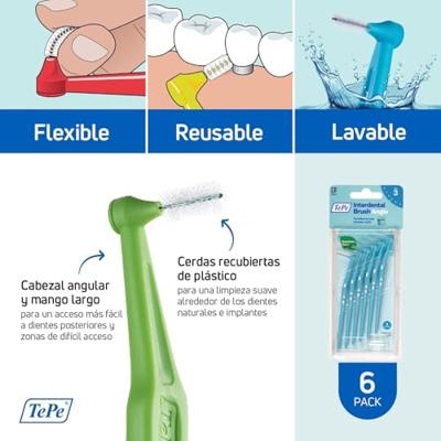 TePe Interdentale Rager Angle Blauw 0,6mm - thumbnail