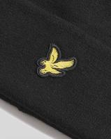 Lyle & Scott Merino Wool Blend Muts Heren Zwart - Maat One Size - Kleur: Zwart | Soccerfanshop - thumbnail