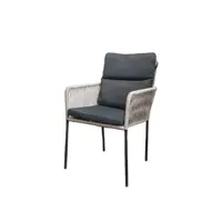 Tuinstoel Vita Gino Dining Touw - Nature - thumbnail