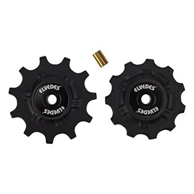 Elvedes Derailleurwieltjes cp2017100 11t 9v/10v/11v zwart 2 stuks