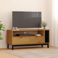 TV-meubel FLAM 110x40x50 cm massief grenenhout - thumbnail