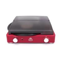 GPO Retro SW508CRED Platenspeler met ingebouwde speakers - thumbnail