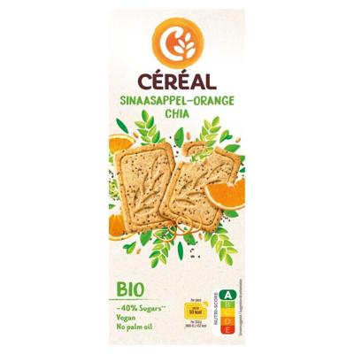 Cereal Koekjes sinaasappel chiazaad bio 132 Gram