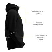 Safety Jogger ACDC Softshell Jas | Zwart/Wit | Maat 3XL - WI13003XL - thumbnail