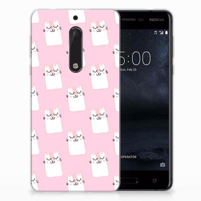 Nokia 5 | TPU Hoesje | Sleeping Cats