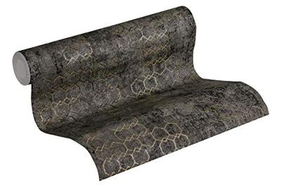 Livingwalls New Walls zwart behang | 374246