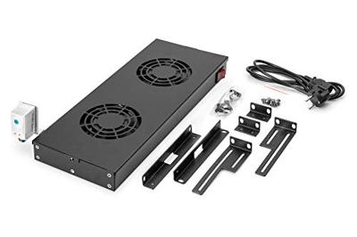 Digitus DN-19 FAN-2-HO-SW 19 inch 2 x Ventilator voor patchkast 1 HE Zwart