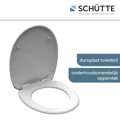 Schutte Duroplast WC-bril SAILING met soft-close
 82148 - thumbnail