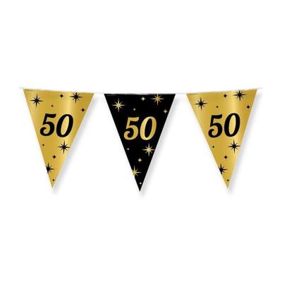 Classy party flags foil 50