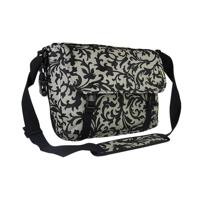 Messenger Schoudertas Decoration Black/White - thumbnail