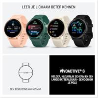 Garmin vívoactive 6 3,05 cm (1.2") AMOLED 42 mm Digitaal 390 x 390 Pixels Touchscreen Wit Wifi GPS - thumbnail