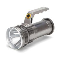 Montis Aluminiowa ręczna latarka akumulatorowa LED MT154 Grijs Zaklamp - thumbnail