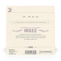 D&apos;Addario EJ99SC Pro Arte Carbon snaren sopraan concert ukulele - thumbnail